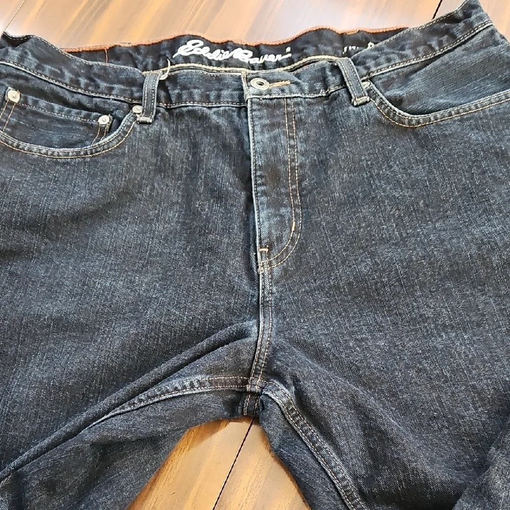 Eddie Bauer Dark Indigo Relaxed Jeans